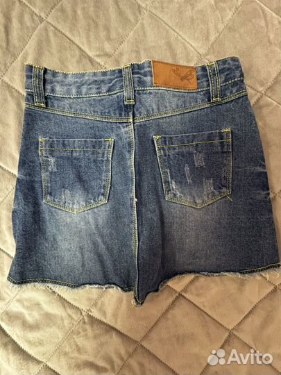 Юбка джинсовая на девочку 134