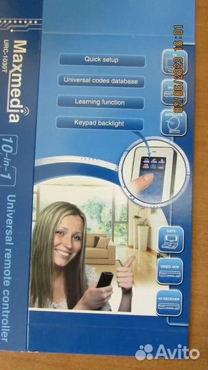 Пульт ду универсанальный на 10у сенс ж/к Обучаемый