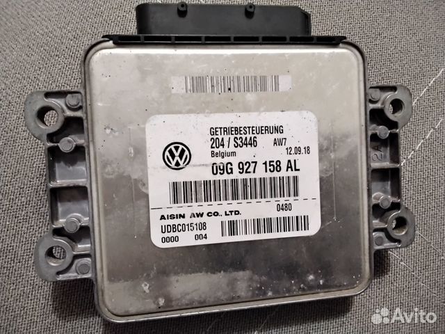 Блок управления АКПП 09g927158al skoda rapid