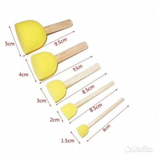 Кисти спонжи для творчества