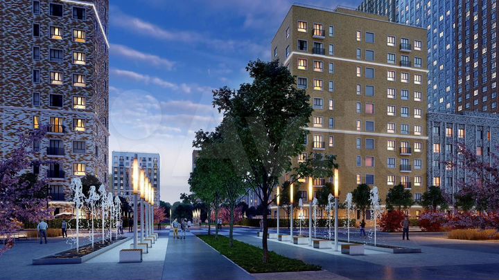 2-к. квартира, 57,7 м², 34/45 эт.