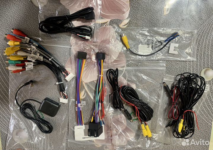 2din магнитола Провода подключения