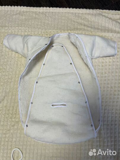 Конверт на выписку зимний для девочки