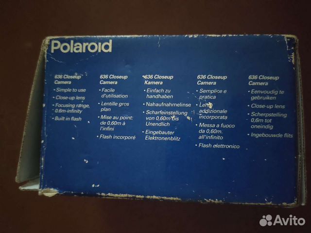 Polaroid 636 объявление продам