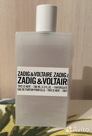 Zadig&voltaire This Is Her, (Парфюм), спрей 100 мл