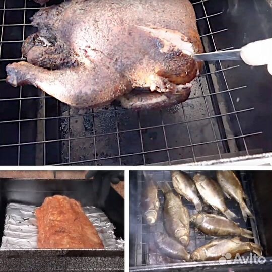 Коптильня горячего копчения 