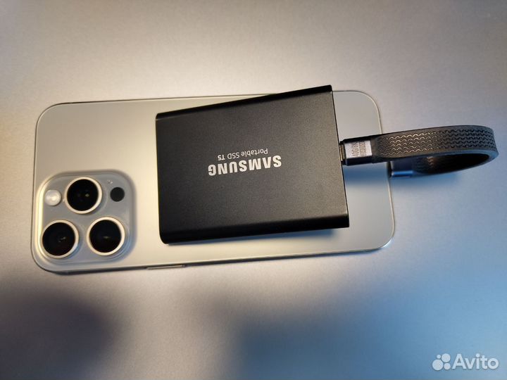 USB-C кабель для записи видео iPhone 15 на SSD