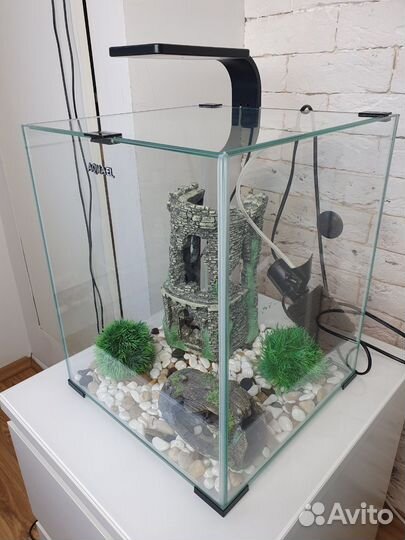 Aквариум aquael 30 литров чёрный