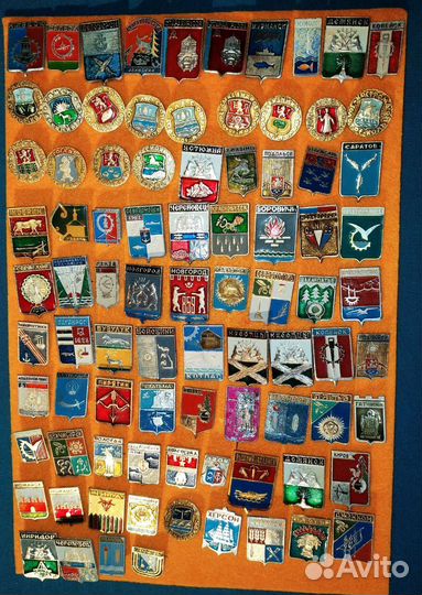 Значки города, гербы