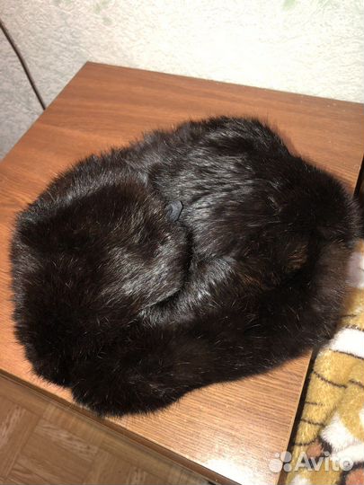 Шапка ушанка кролик мужская