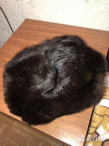 Шапка ушанка кролик мужская