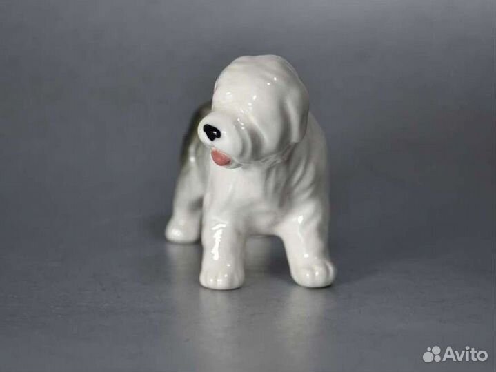 Бобтейл фарфоровая статуэтка