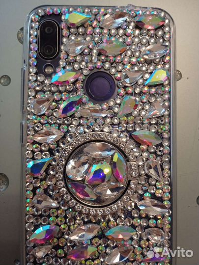 Новый чехол на xiaomi redmi note 7 с камнями