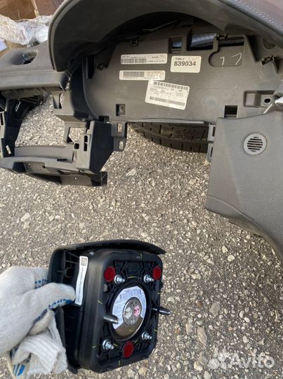 Cadillac CTS 2 комплект безопасносности air bag