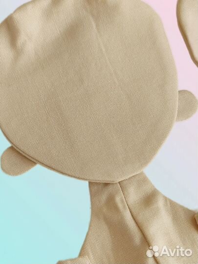 Текстильная кукла из хлопка 24 см. Заготовка