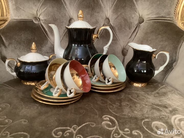 Сервиз кофейный Мокко, Кахла, Kahla, ГДР