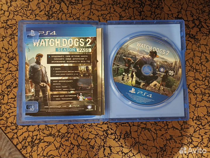 Watch dogs 2 deluxe edition диск для ps4