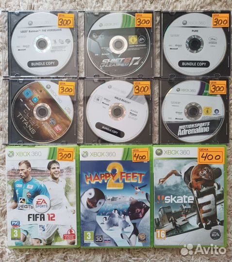 Лицензионные игры диски на xbox 360