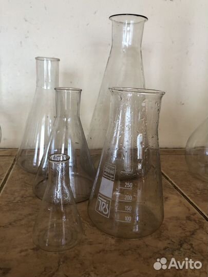 Колба коническая химическая посуда