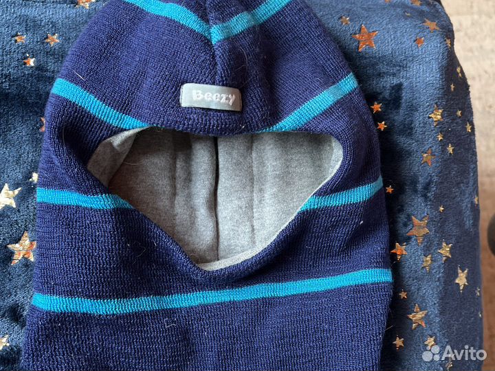 Шапка шлем для мальчика зима