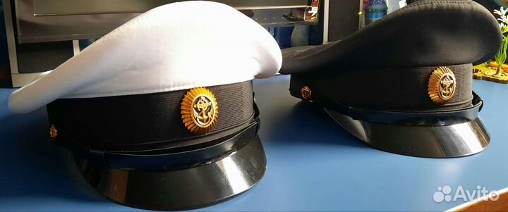 Фуражка военная офисная вмф (черная)