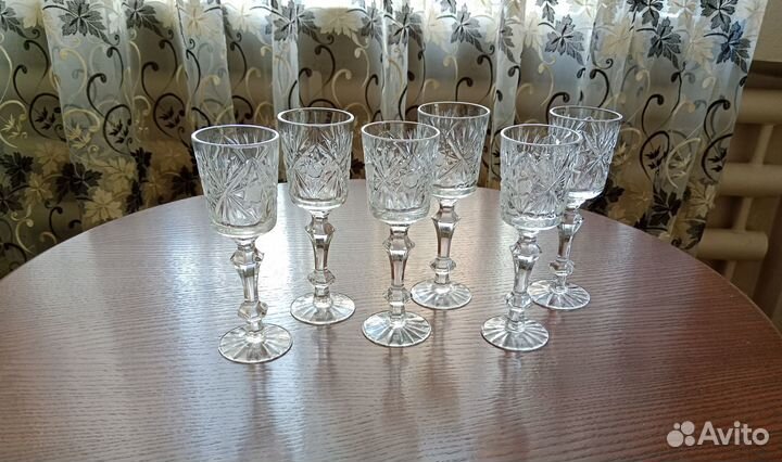 Хрустальные рюмки СССР