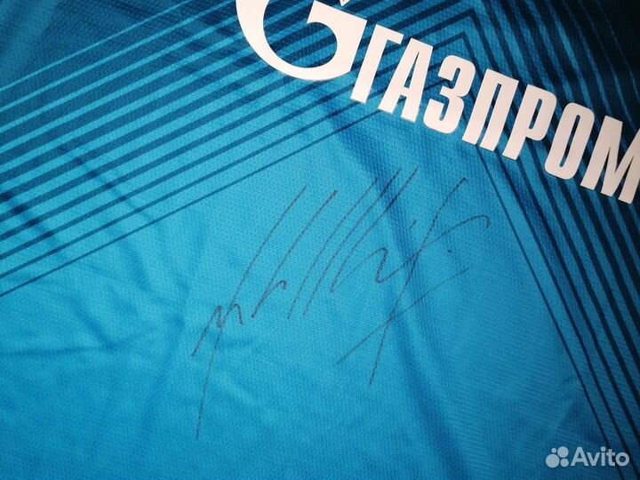 Автограф Андре Виллаш-Боаша Футбольная форма Зенит