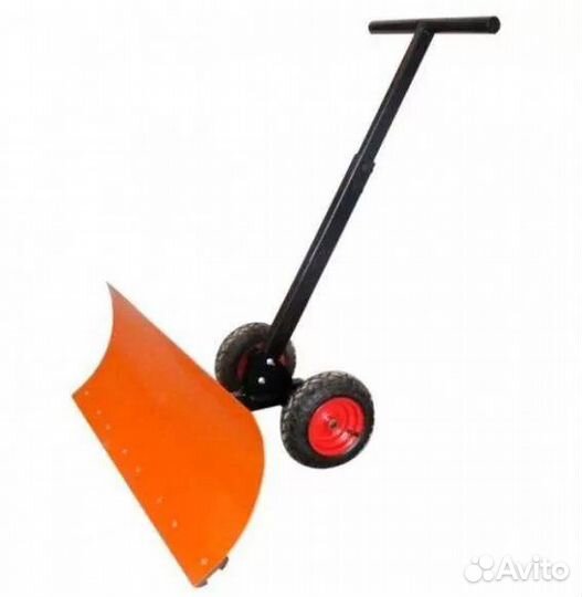 Лопата для уборки снега на колесах