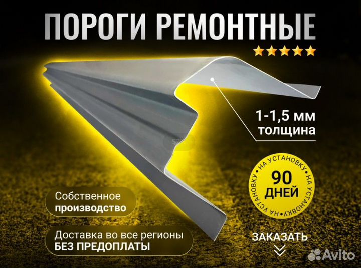 Комплекты ремонтных порогов на Opel Astra (H)