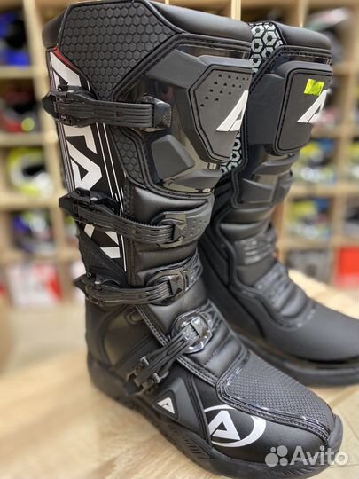 Высокие мотоботы для кросса эндуро Ataki