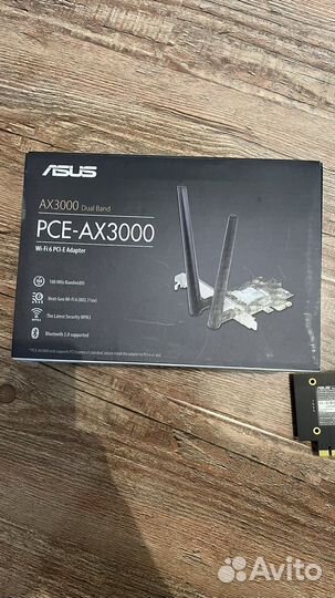 Wi-Fi адаптер + Bluetooth asus PCE-AX3000