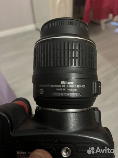 Зеркальный фотоаппарат nikon d3100