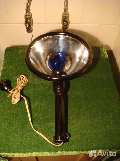 Синяя лампа для прогревания Медицина СССР