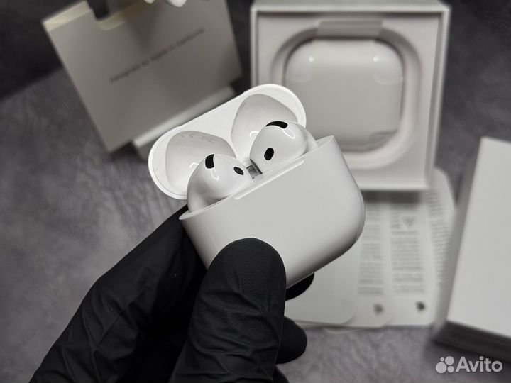 Новые AirPods 4 (2025) Насыщенный звук + Чехол