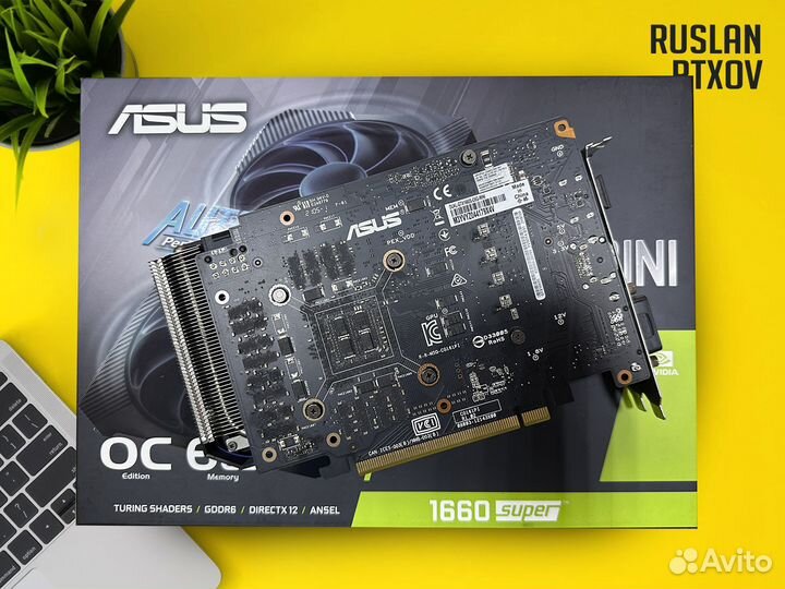 Видеокарта GTX 1660 Super Asus OC 6GB