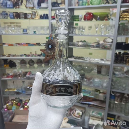 Набор Штоф Рюмки Стопки Гусь Хрустальный В Коробке