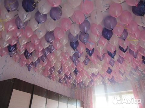 Гелиевые шарики. Шары под потолок