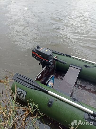 Надувная пвх лодка с мотором