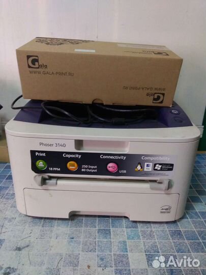 Принтер лазерный Xerox phaser 3140