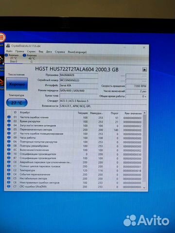 Жесткие диски 2TB WD