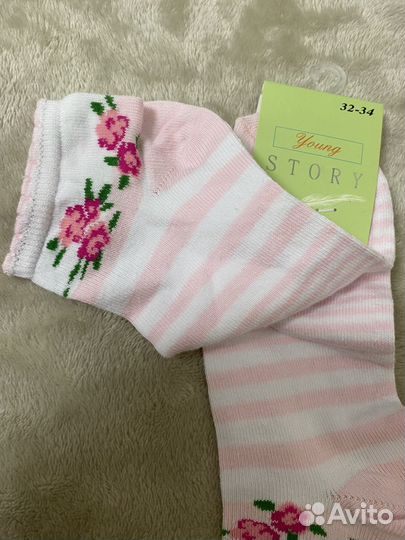 Носочки для девочки на ножку 32/34