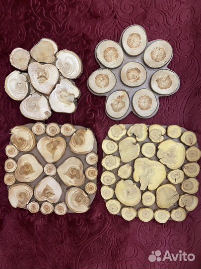 Подставка под горячее, ручная работа