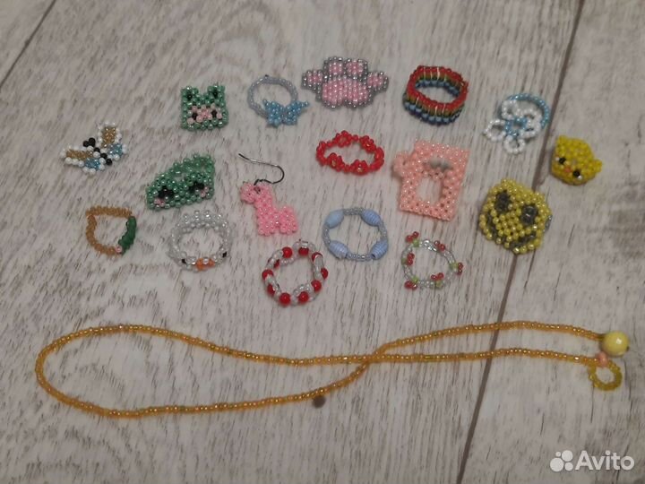 Колечки из бисера