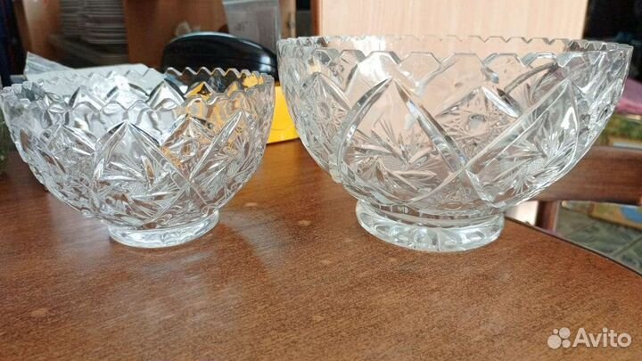 Салатник хрустальный