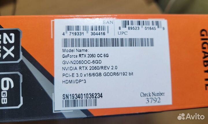 RTX 2060 6Gb OC Edition