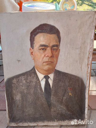 Портрет Л. И. Брежнева 1963 год