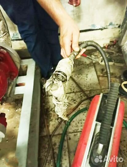 Прочистка канализации Устранение засоров Сантехник