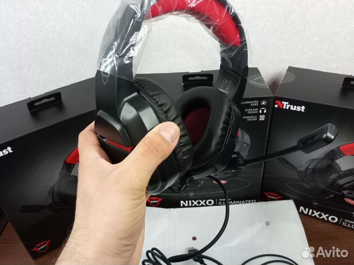Игровые наушники гарнитура Trust