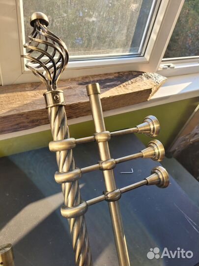 Гардина для штор металлическая