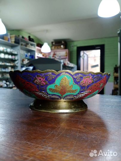 Ваза индия латунь